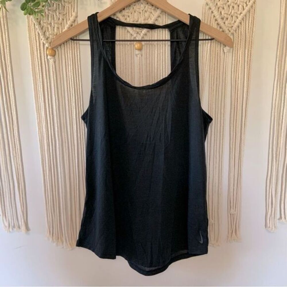 NIKE Women's Dri Fit Drift Tennis Tank Black Size Small‎